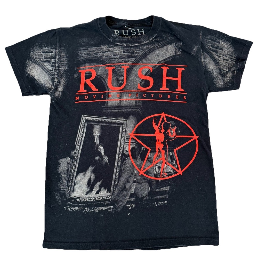 Rush Time Machine Tour T-Shirt 2010–2011 Small Moving Pictures Graphic Tee